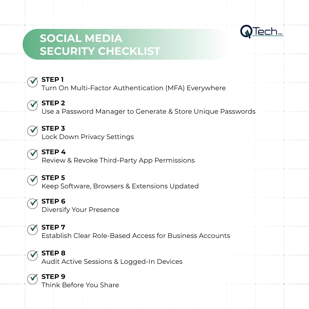 Social Media Security Checklist